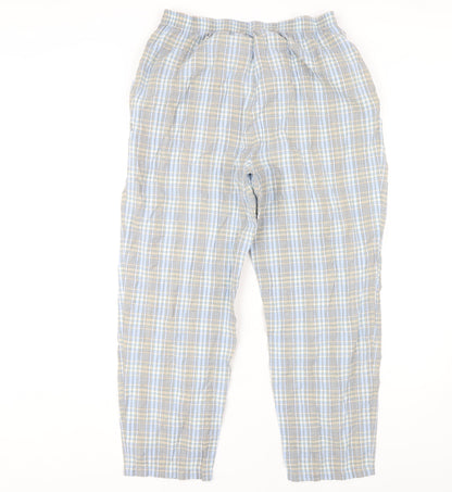 Classics First Avenue Women’s Blue Plaid Trousers Size 16