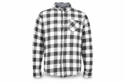 Brave Soul Men's Black Check Shirt Large