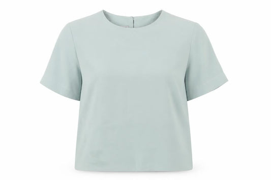 Front view of Principles Women's Green Short Sleeve Top UK 10