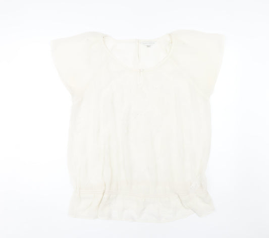 Womens UK Size 16 Rocha John Rocha White Basic