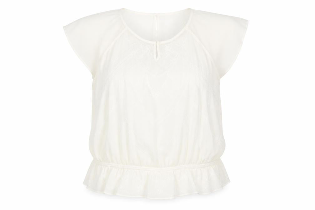 Womens UK Size 16 Rocha John Rocha White Basic