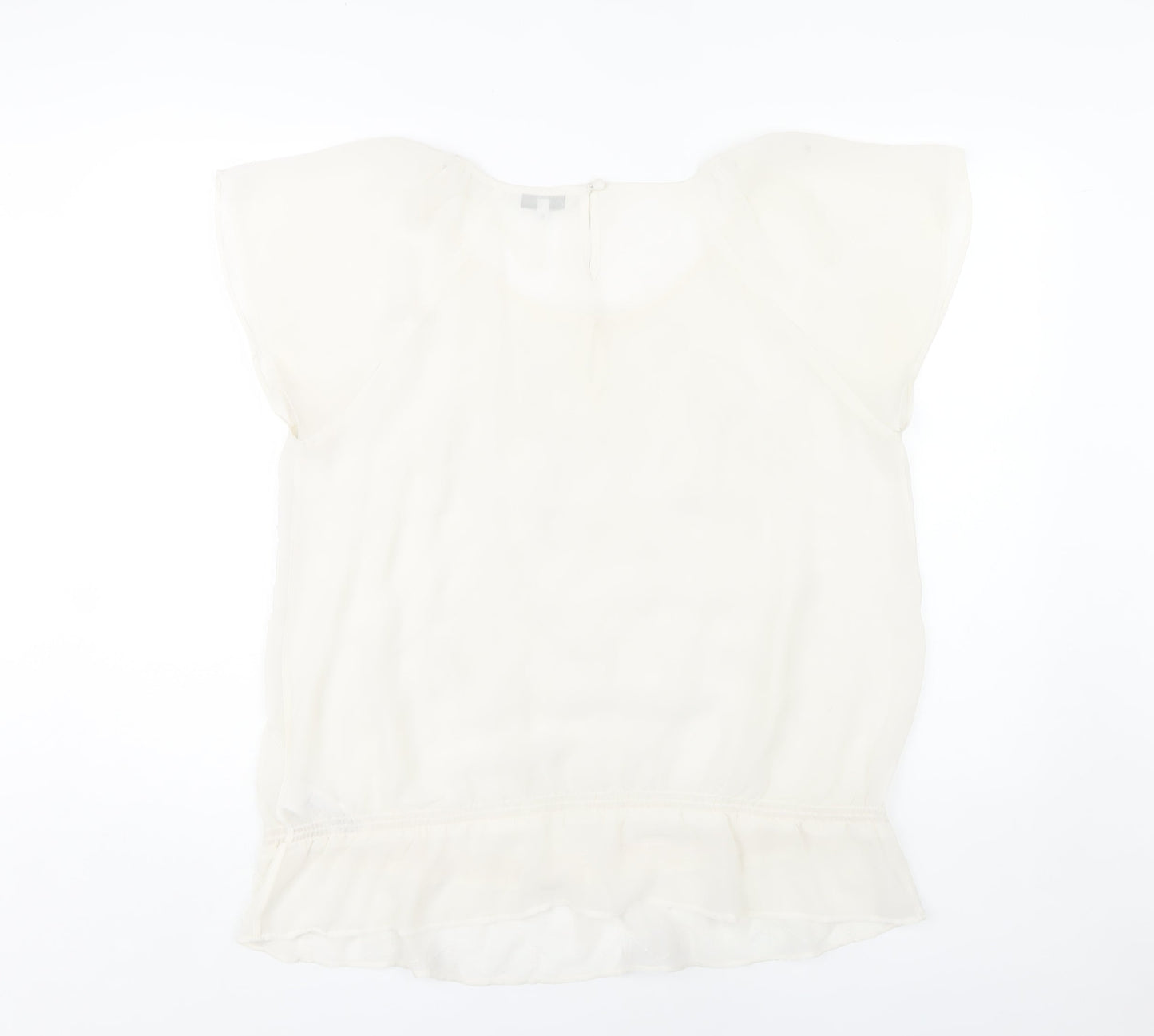 Womens UK Size 16 Rocha John Rocha White Basic