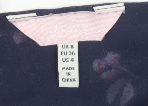 Womens UK Size 8 Joules Blue Camisole Tank