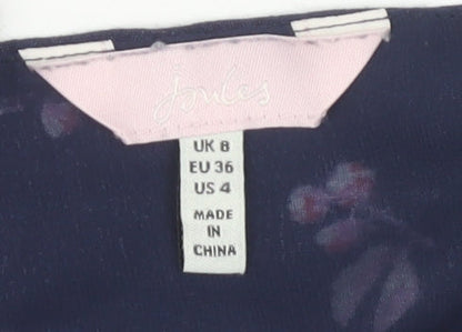 Womens UK Size 8 Joules Blue Camisole Tank