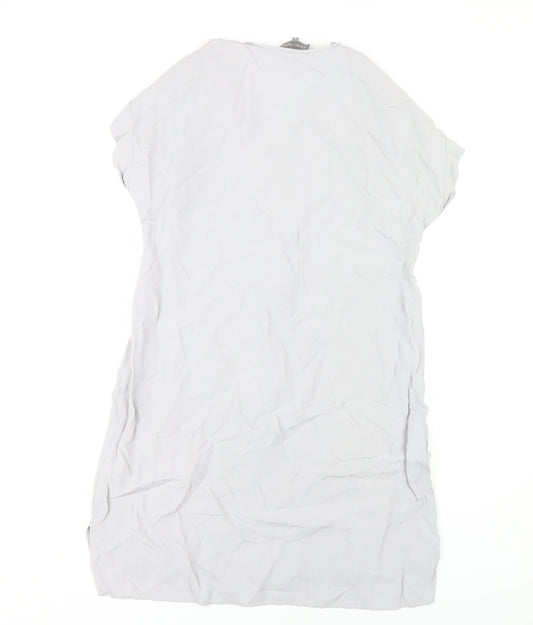 Phase Eight Women's Grey Dress Size 12 Short Sleeve