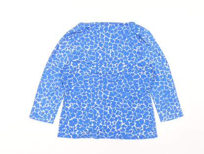 Jasper Conran Women's Blue 3/4 Sleeve Blouse Size 14