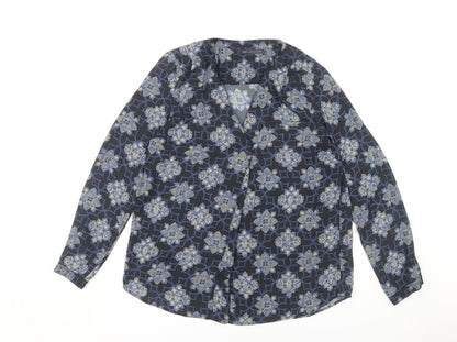 Womens UK Size 10 Marks and Spencer Blue  Blouse