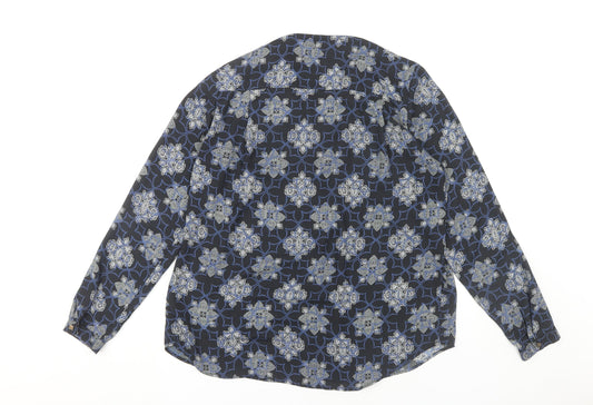 Womens UK Size 10 Marks and Spencer Blue  Blouse