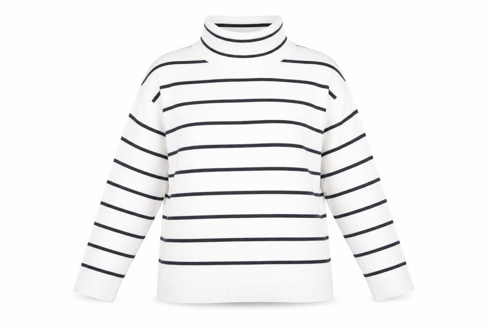Womens UK Size S MNG White Pullover Jumper