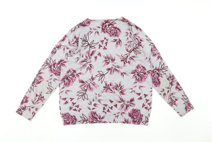 Womens UK Size M Isle Multicoloured Pullover Jumper