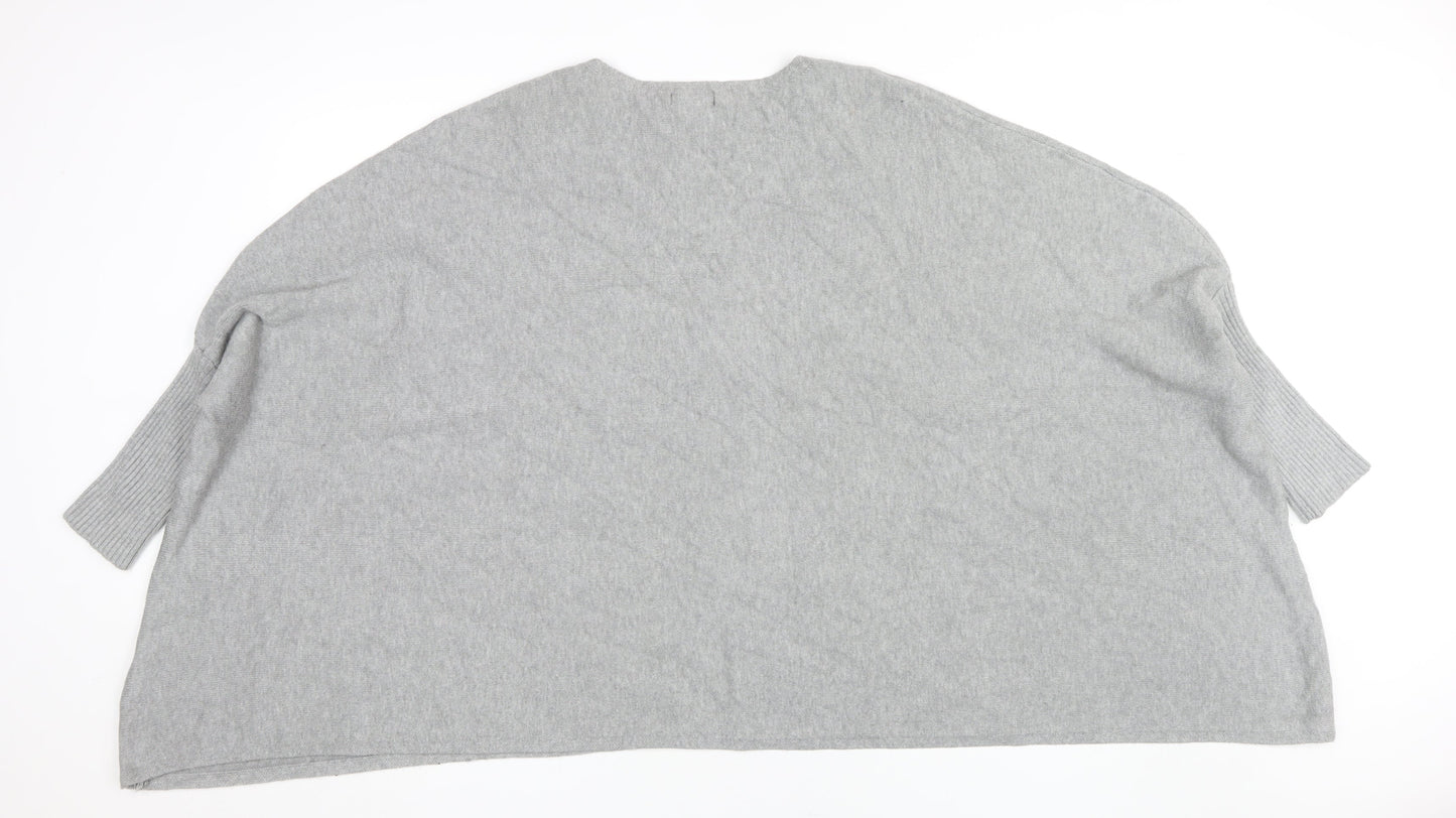 Womens UK Size One Size QED London Grey  Jumper