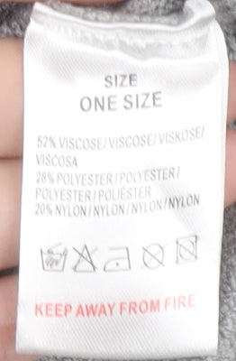 Womens UK Size One Size QED London Grey  Jumper