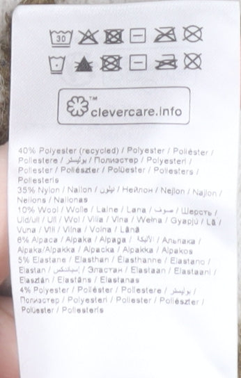 b.young Women's White Striped Pullover Jumper, L