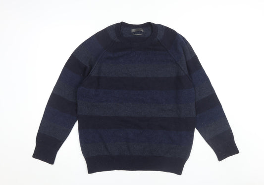 Marks and Spencer Men’s Blue Pullover Jumper L