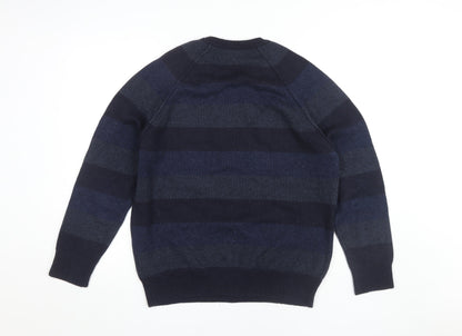 Marks and Spencer Men’s Blue Pullover Jumper L