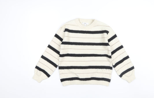 Womens UK Size S Marks and Spencer Beige Pullover Jumper