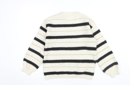 Womens UK Size S Marks and Spencer Beige Pullover Jumper