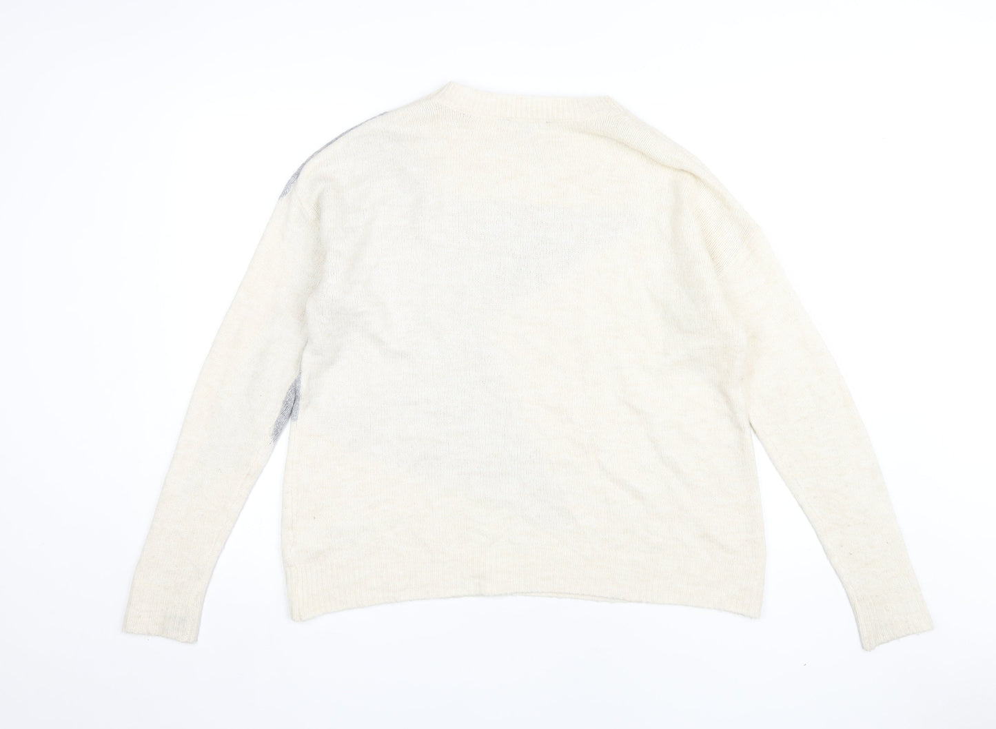 Womens UK Size 8 Principles Ivory Pullover Jumper