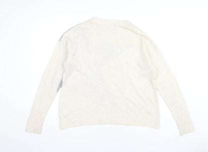 Womens UK Size 8 Principles Ivory Pullover Jumper