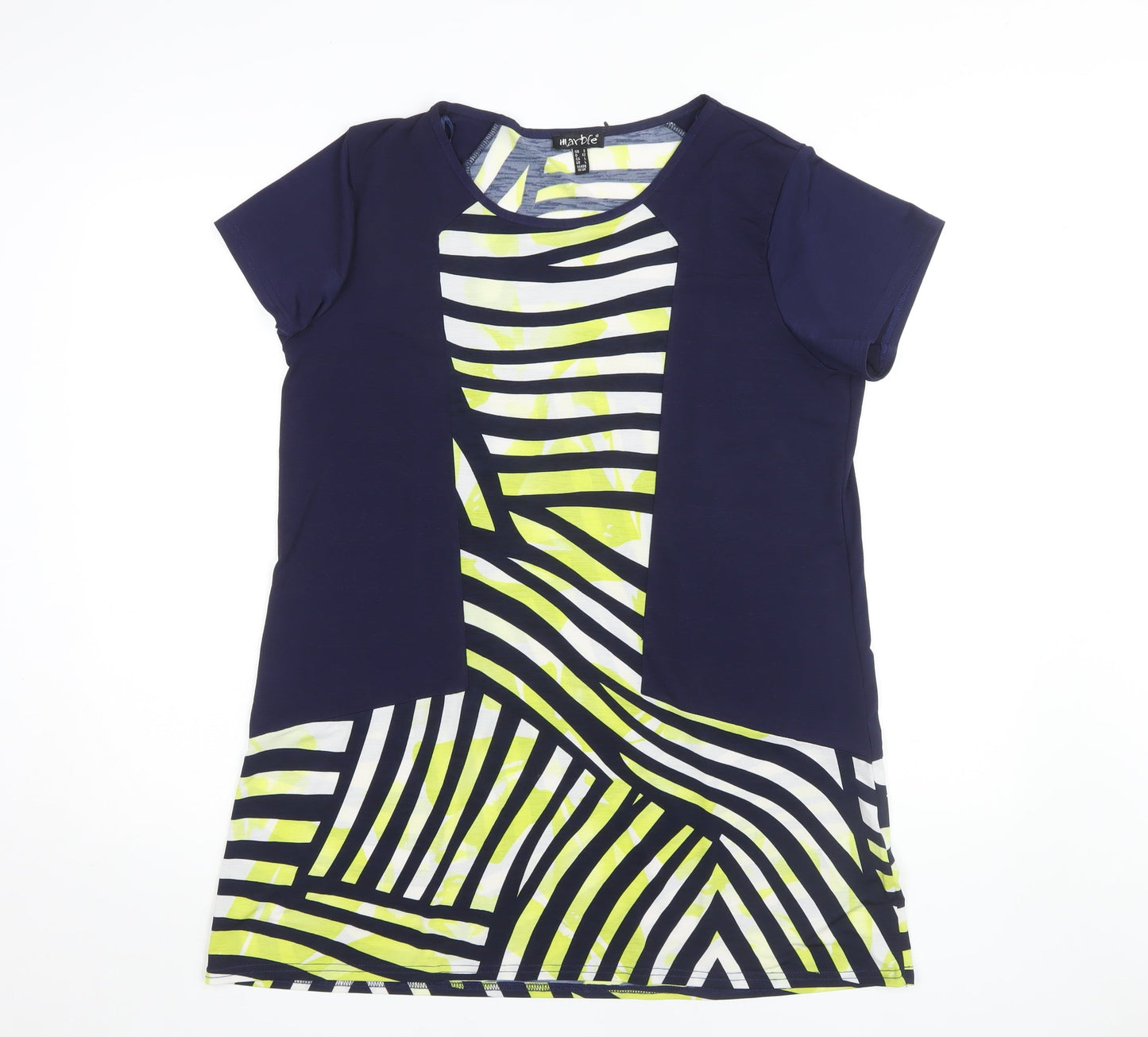 Womens UK Size 14 Marble Multicoloured  T-Shirt