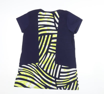 Womens UK Size 14 Marble Multicoloured  T-Shirt