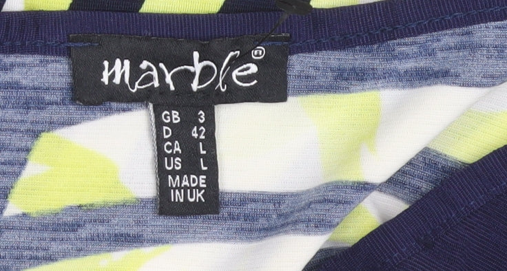 Womens UK Size 14 Marble Multicoloured  T-Shirt
