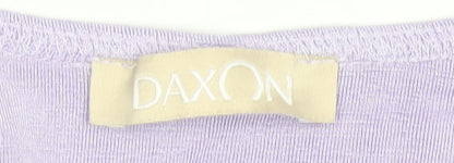 Womens UK Size 18 Daxon Purple Basic Blouse