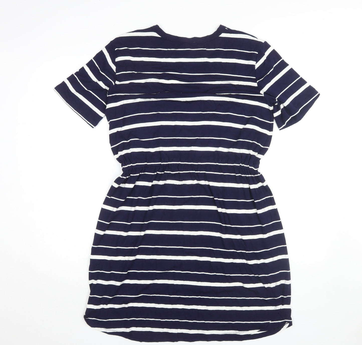Warehouse Women’s Navy Stripe Dress Size 14