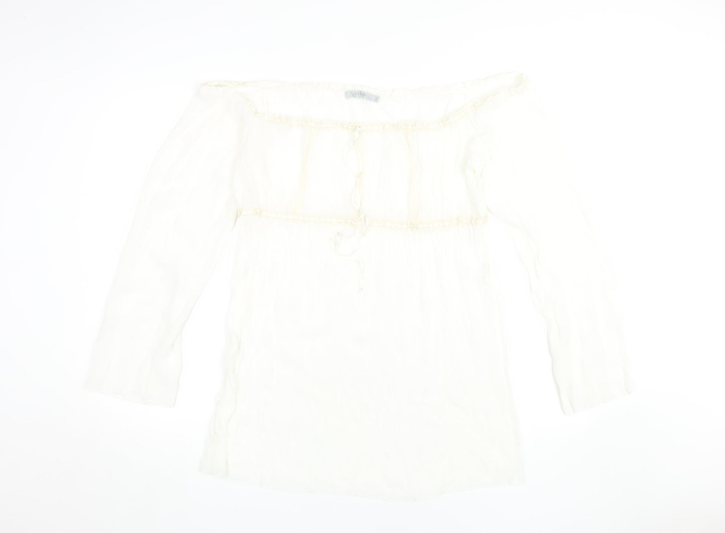 Womens UK Size XL VILA White  Blouse