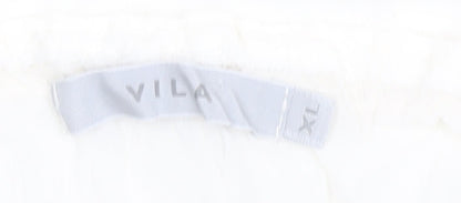 Womens UK Size XL VILA White  Blouse