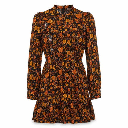 Warehouse Women's Floral Multicoloured Dress Size 6