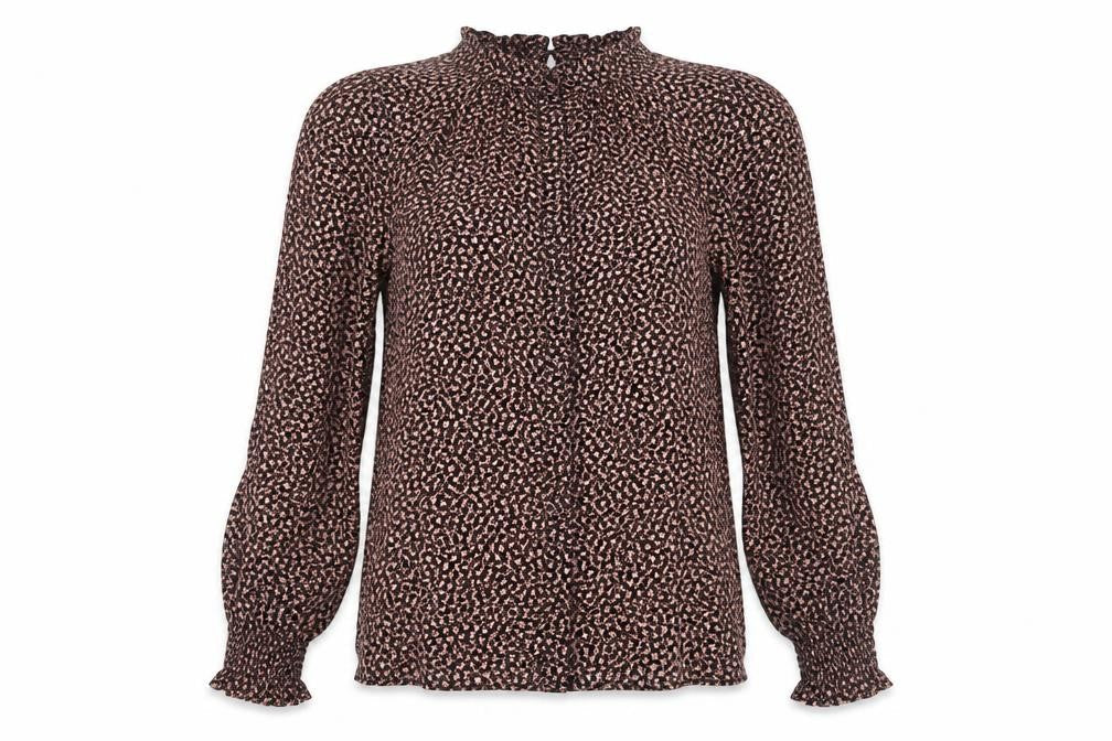 Womens UK Size 10 Oasis Black Basic Blouse