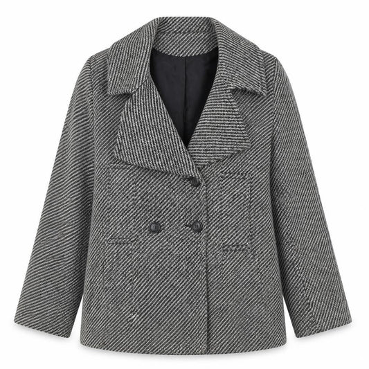 Classics Women's Black Pea Coat Size 14
