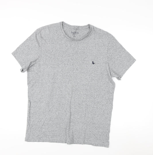 Jack Wills Men's Grey Classic Crew Neck T-Shirt M