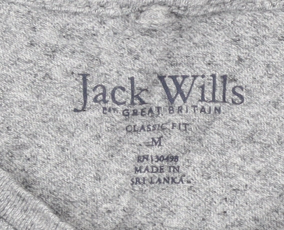 Mens UK Size M Jack Wills Grey  T-Shirt
