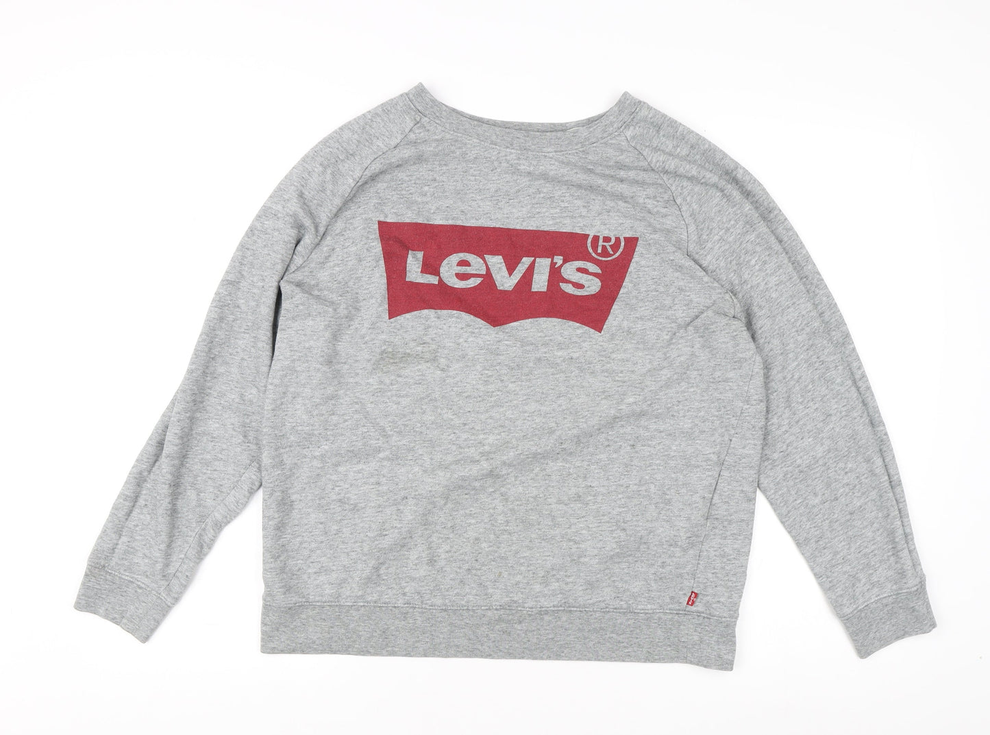 Mens UK Size 1X Levi's Grey Pullover Sweatshirt