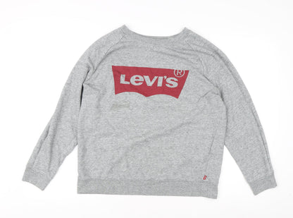 Mens UK Size 1X Levi's Grey Pullover Sweatshirt