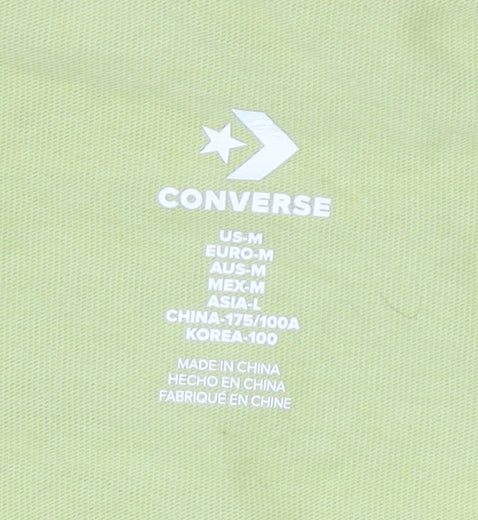 Mens UK Size M Converse Green  T-Shirt