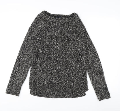 Womens UK Size M Basic Black  Jumper