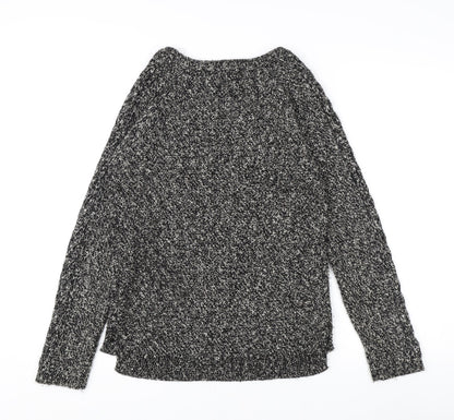 Womens UK Size M Basic Black  Jumper