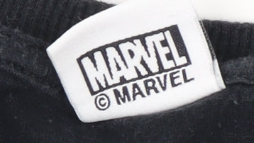 Marvel Boys Black Superhero Long Sleeve T-Shirt, Size 9 Years