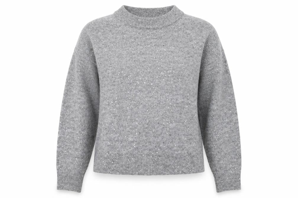 Womens UK Size XS H&M Grey Pullover Jumper