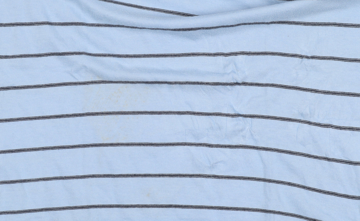 Gap Men's Blue Striped Slim Fit Polo, Size L