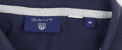 GANT Men's Blue Cotton Polo Shirt M