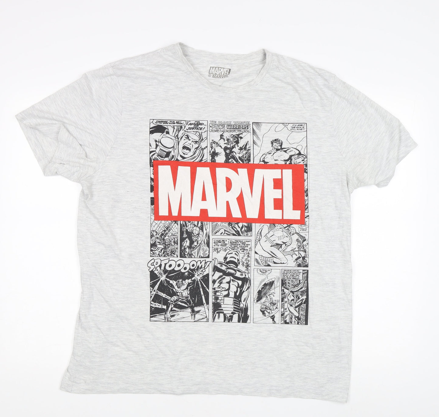 Marvel Men's XL White Graphic T-Shirt