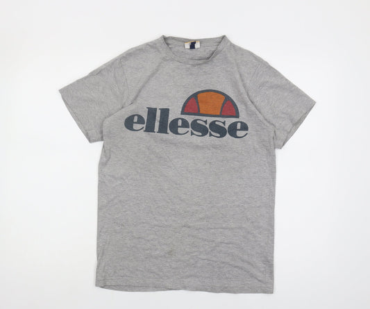 Womens UK Size 6 ellesse Grey  T-Shirt