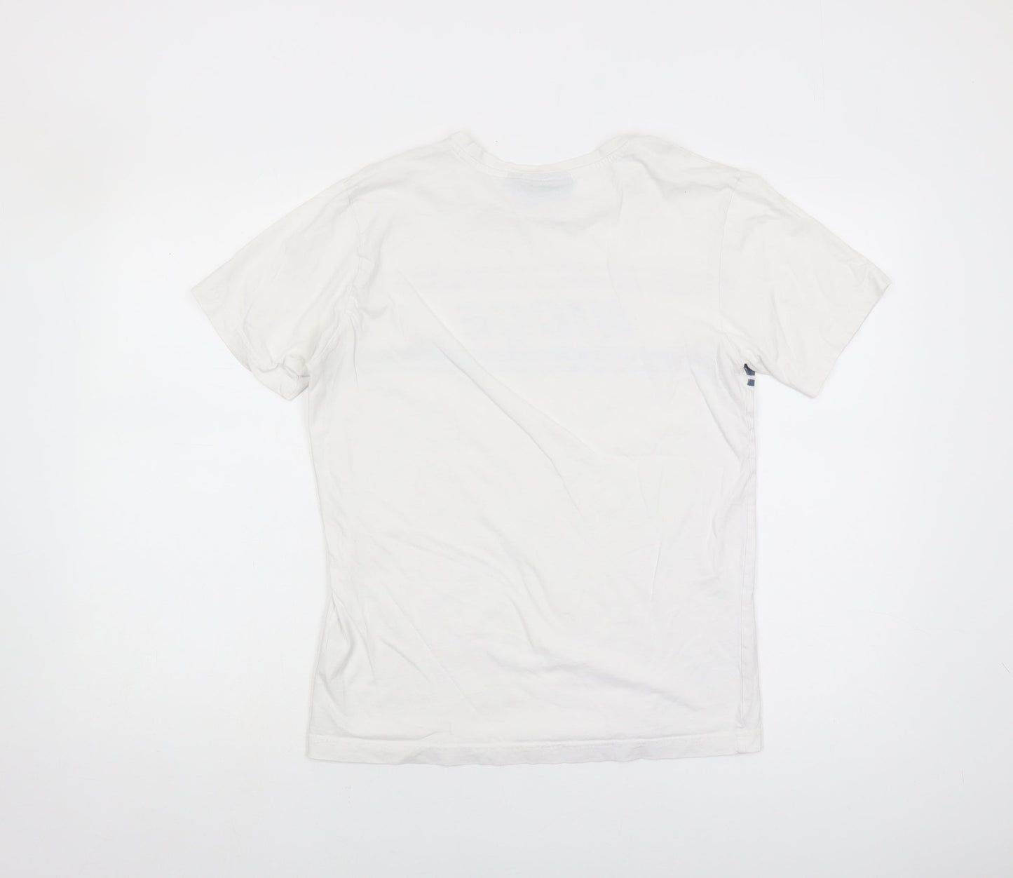 Nicce Men's White Graphic Print T-Shirt - Small