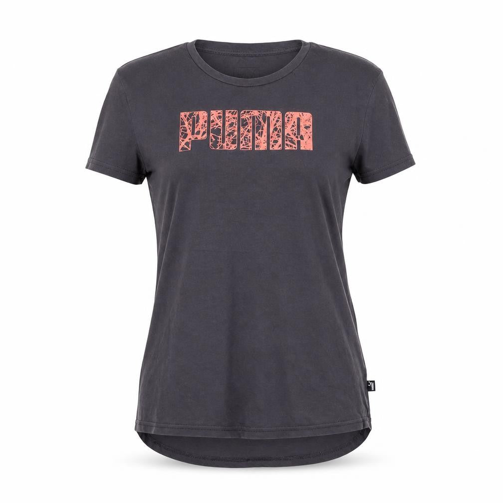 Womens UK Size 10 PUMA Grey  T-Shirt