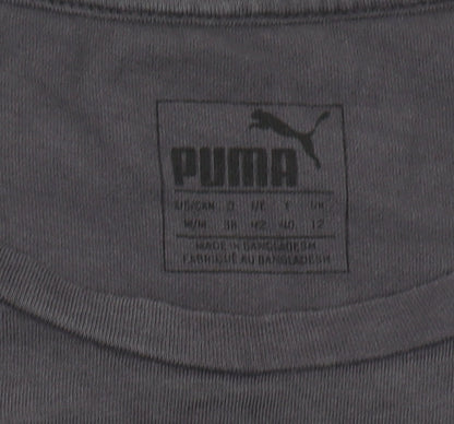 Womens UK Size 10 PUMA Grey  T-Shirt