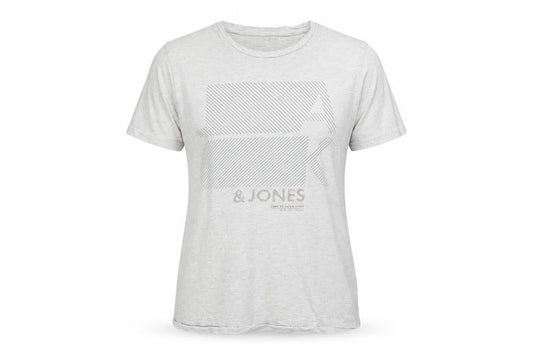 Unisex Adults UK Size M JACK & JONES Grey  T-Shirt